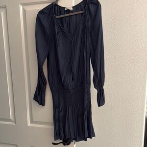 Elegant Navy Blue Women's Dress
